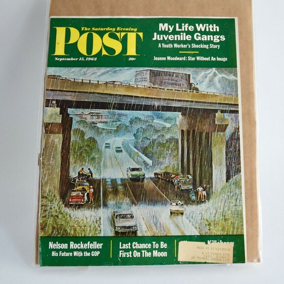 The Saturday Evening Post Magazine COVER September SEPT 15 1962 - Picture 1 of 4